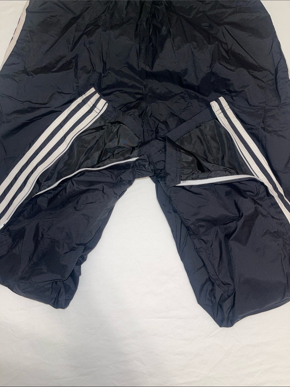adidas Black Track Pants with White Side Stripes - Picture 5 of 5